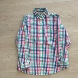 Vineyard Vines Men's Colorful Plaid Button Down Shirt